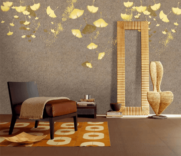 3D Yellow Leaves Falling 1425 Wallpaper AJ Wallpaper 2 