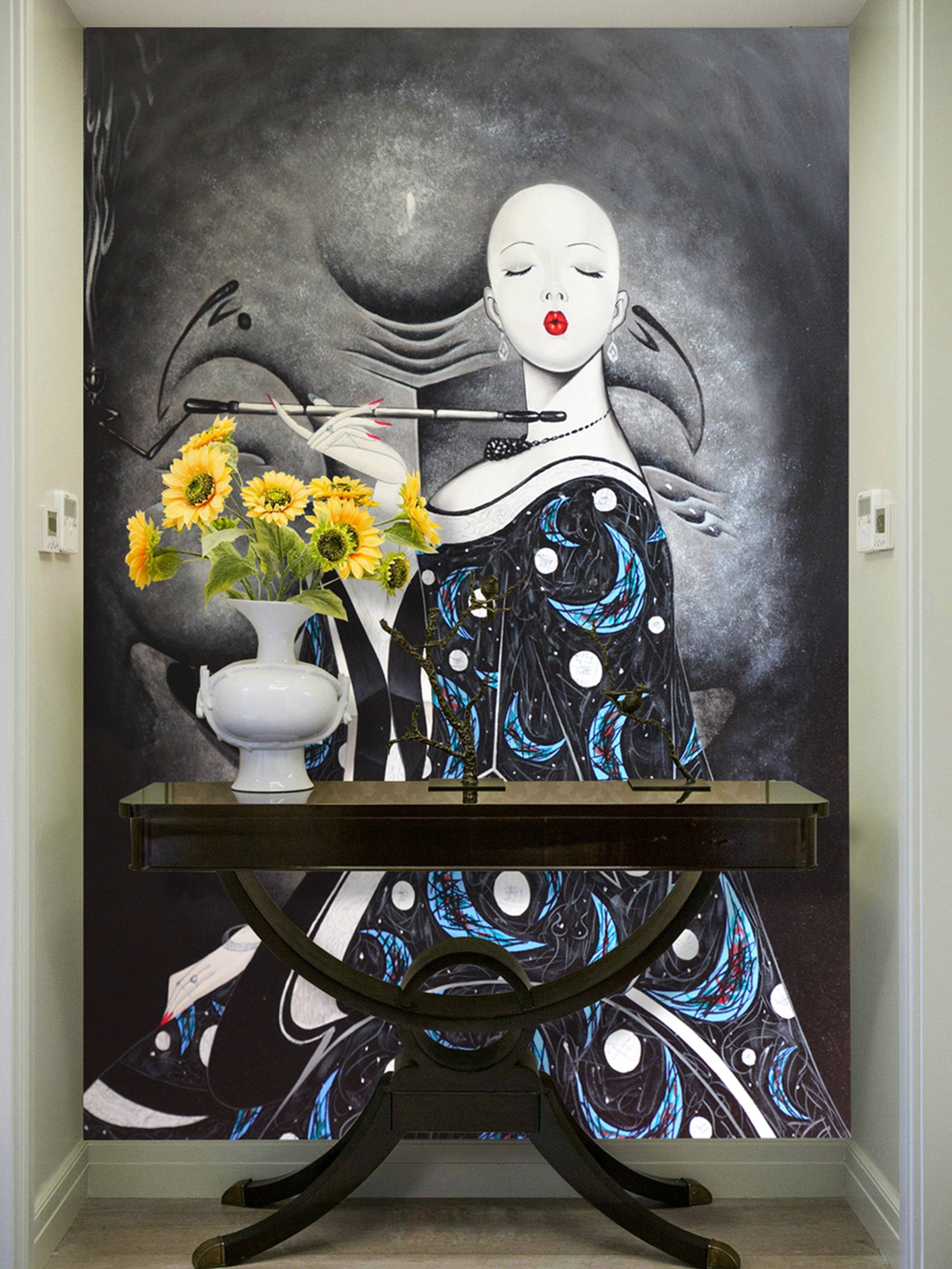 3D Bald Girl 374 Wall Murals Wallpaper AJ Wallpaper 2 