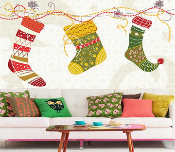 3D Hang Stockings 143 Wallpaper AJ Wallpaper 