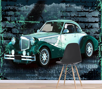 3D Antique Car 045 Wallpaper AJ Wallpaper 