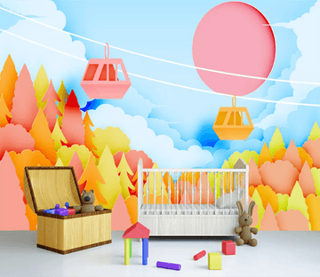 3D Autumn Maple Play 1367 Wallpaper AJ Wallpaper 2 