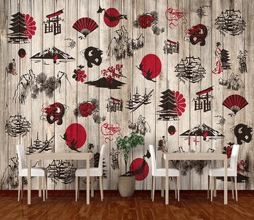 3D Fan Umbrella Pattern 89 Wallpaper AJ Wallpaper 2 
