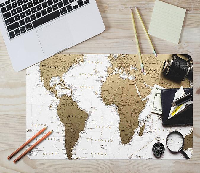 3D Map Magnifier 073 Desk Mat Mat AJ Creativity Home 