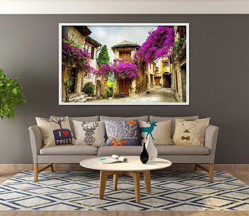 3D Room Flowers 159 Fake Framed Print Painting Wallpaper AJ Creativity Home 