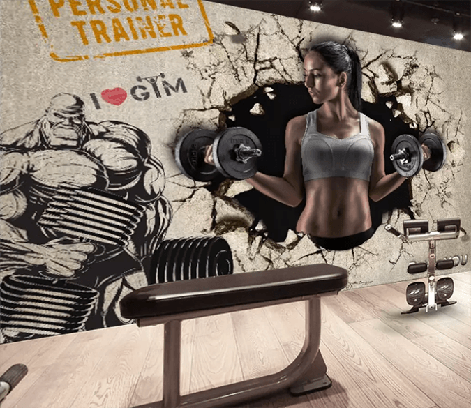 3D Fitness Dumbbell 1133 Wallpaper AJ Wallpaper 2 