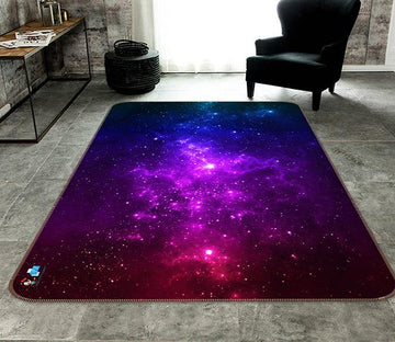 3D Purple Starry Sky 669 Non Slip Rug Mat Mat AJ Creativity Home 