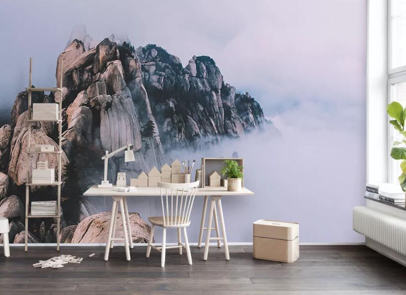3D Mountain Peak 1180 Wall Murals Wallpaper AJ Wallpaper 2 