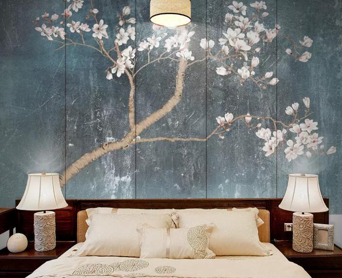3D Branch Flower 916 Wall Murals Wallpaper AJ Wallpaper 2 