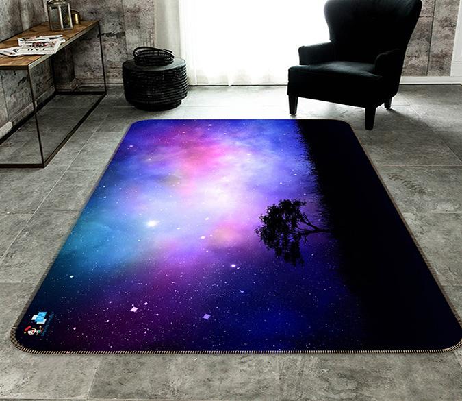 3D Star Tree 181 Non Slip Rug Mat Mat AJ Creativity Home 