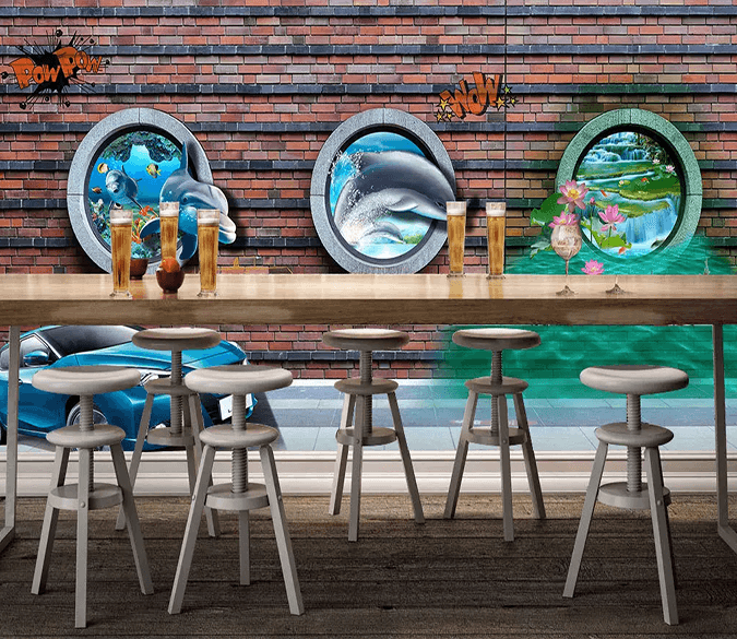 3D Dolphin Lotus 77 Wallpaper AJ Wallpaper 2 