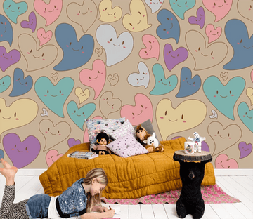 3D Colored Love 934 Wallpaper AJ Wallpaper 2 