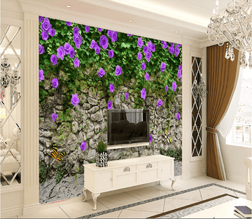 3D Wall Rose 526 Wallpaper AJ Wallpaper 