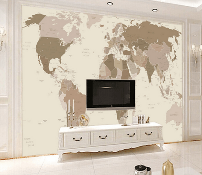 3D World Map 497 Wallpaper AJ Wallpaper 