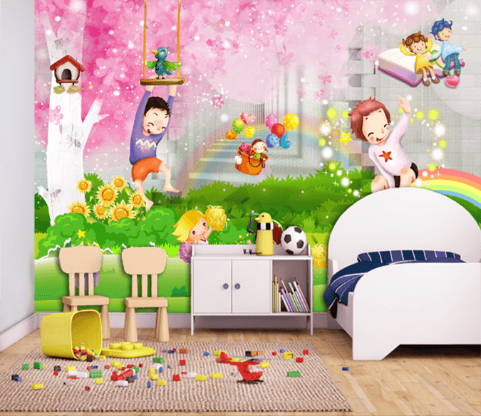 3D Rainbow Stars 441 Wallpaper AJ Wallpaper 