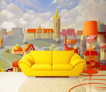 3D Cartoon Town 1203 Wallpaper AJ Wallpaper 2 