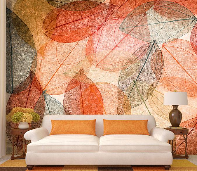 3D Transparent Leaf 036 Wallpaper AJ Wallpaper 