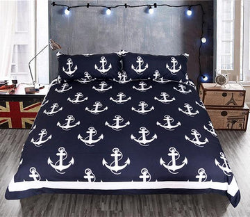 3D Navigation Anchor 140 Bed Pillowcases Quilt Wallpaper AJ Wallpaper 