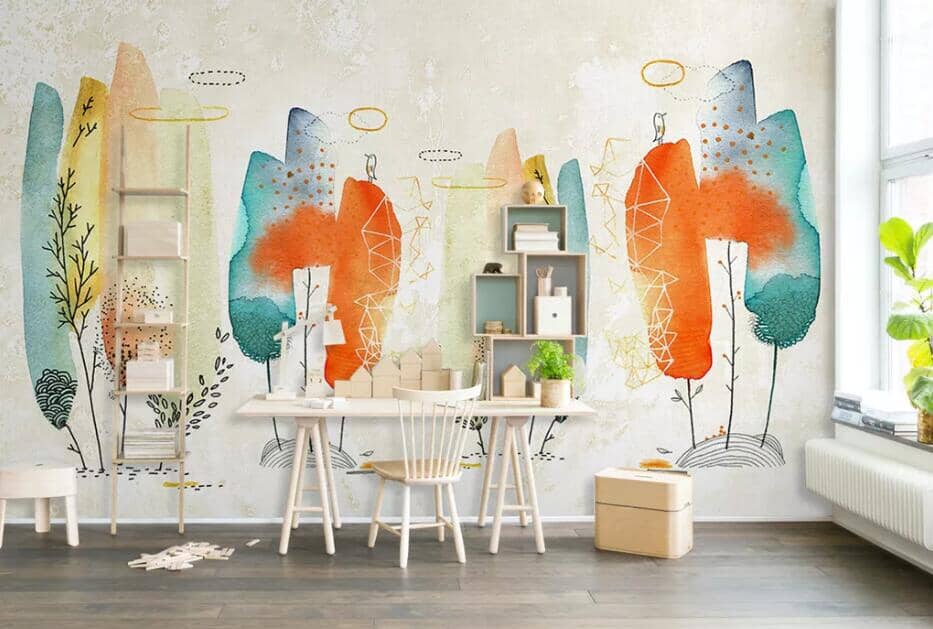 3D Colored Feathers C096 Wall Murals Wallpaper AJ Wallpaper 2 