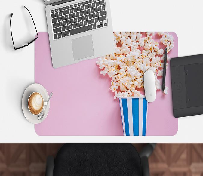 3D Popcorn Cup 119 Desk Mat Mat AJ Creativity Home 