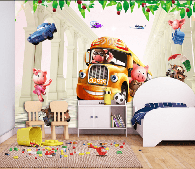 3D Happy Car 320 Wallpaper AJ Wallpaper 