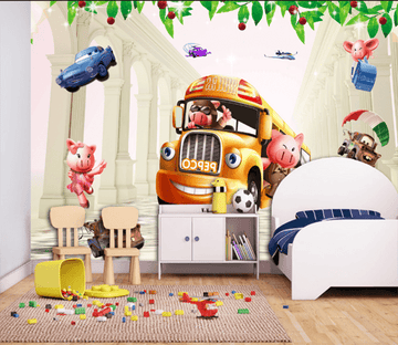 3D Happy Car 320 Wallpaper AJ Wallpaper 