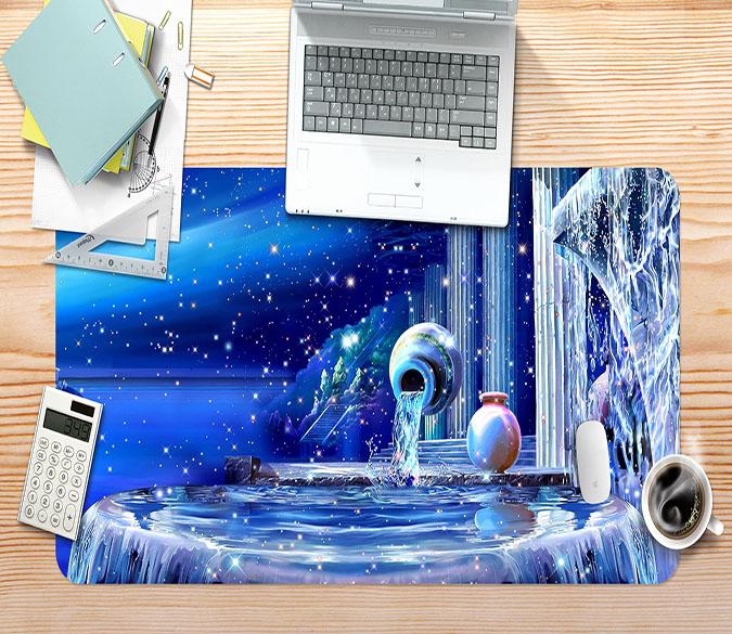 3D Star Water 197 Desk Mat Mat AJ Creativity Home 