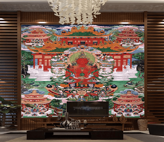 3D Hanging Painting Thangka 1657 Wallpaper AJ Wallpaper 