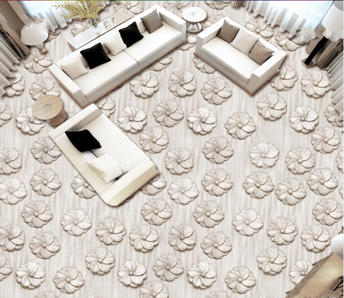 3D Small Flowers 223 Floor Mural Wallpaper AJ Wallpaper 2 