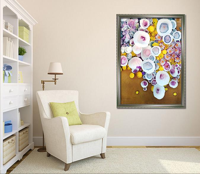 3D Art Shells 093 Fake Framed Print Painting Wallpaper AJ Creativity Home 