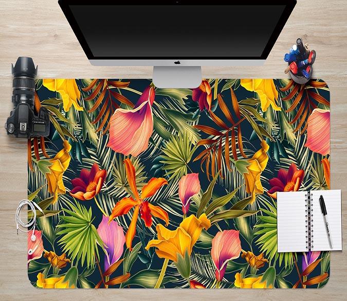 3D Flower Plant 147 Desk Mat Mat AJ Creativity Home 