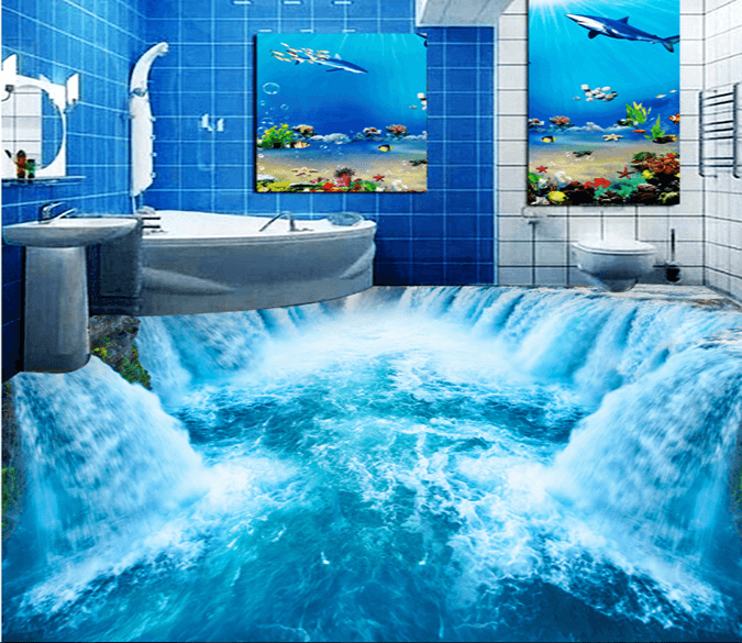 3D Stormy 300 Floor Mural Wallpaper AJ Wallpaper 2 