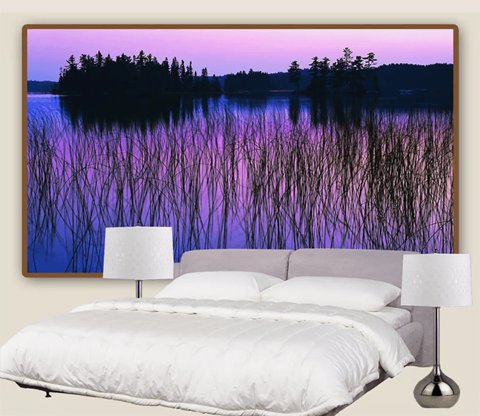 3D Night Reed River 1196 Wallpaper AJ Wallpaper 2 