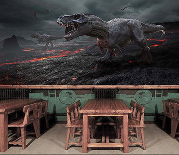 3D Volcanic Dinosaur 219 Wallpaper AJ Wallpaper 