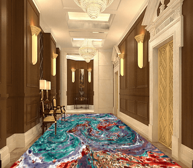 3D Watercolor Sand 137 Floor Mural Wallpaper AJ Wallpaper 2 