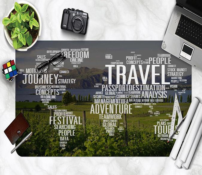 3D Field English 172 Desk Mat Mat AJ Creativity Home 