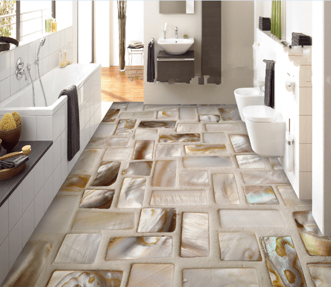 3D Stone Blocks 169 Floor Mural Wallpaper AJ Wallpaper 2 