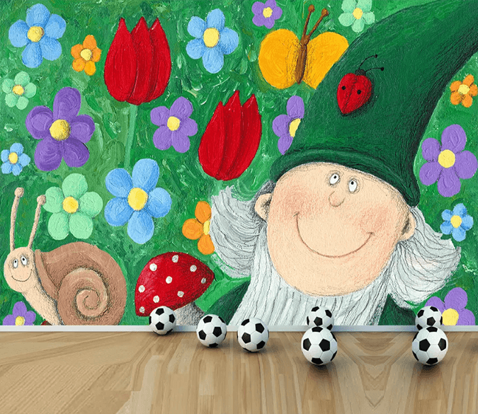 3D Oil Painting Snail Mushroom 1040 Wallpaper AJ Wallpaper 2 