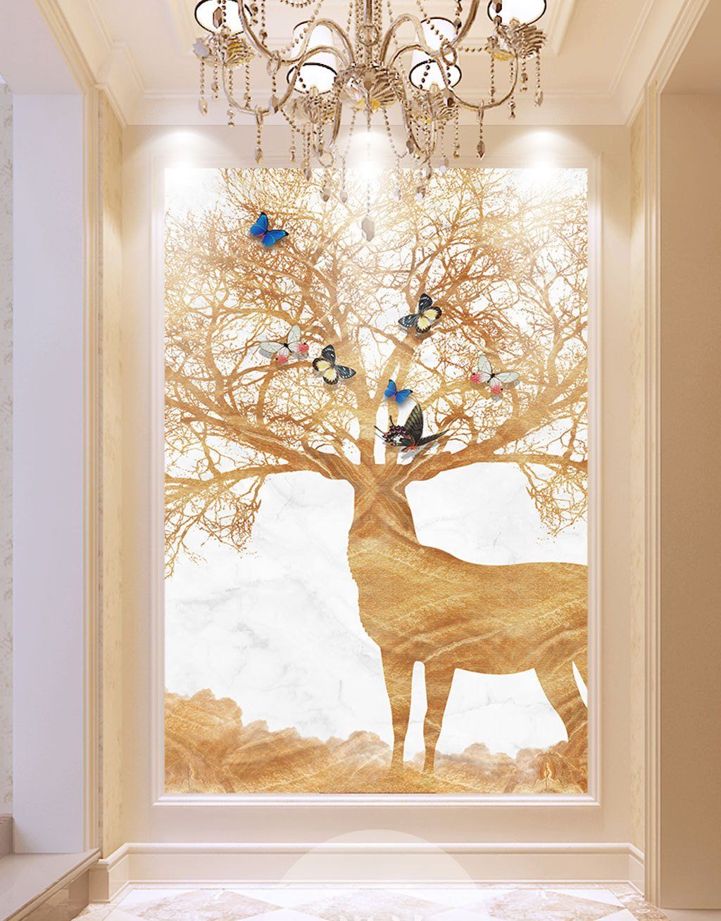 3D Elk Antler 557 Wall Murals Wallpaper AJ Wallpaper 2 
