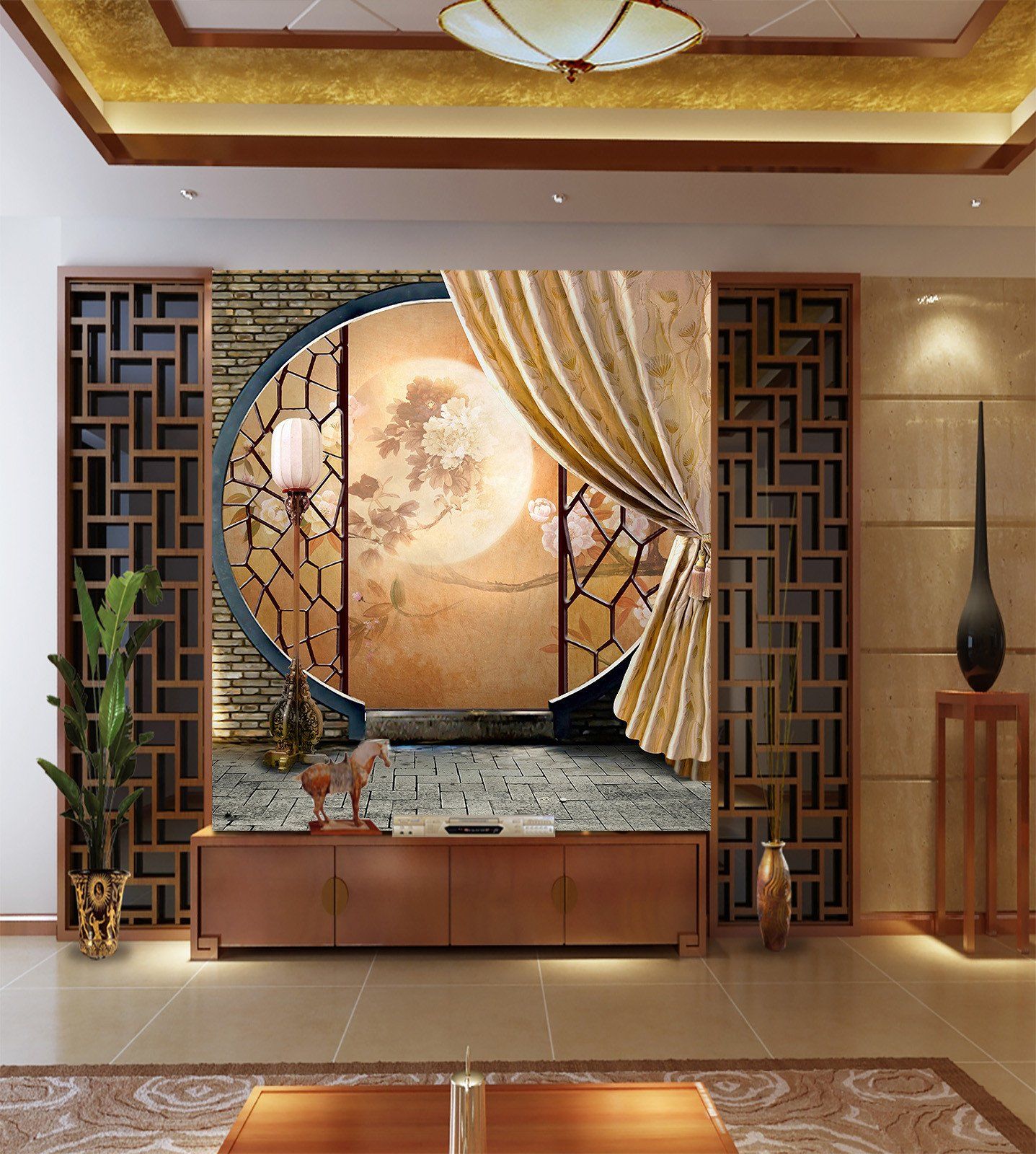 Classic Door Wallpaper AJ Wallpaper 