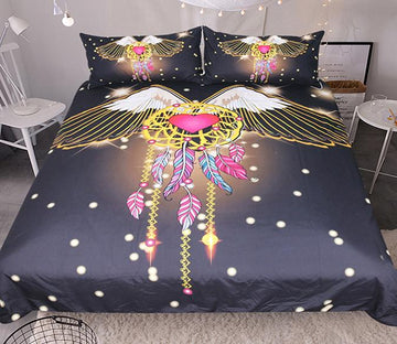3D Flying Dream Catcher 136 Bed Pillowcases Quilt Wallpaper AJ Wallpaper 