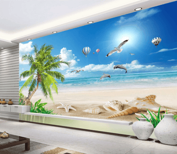 3D Sky Seagull 205 Wallpaper AJ Wallpaper 