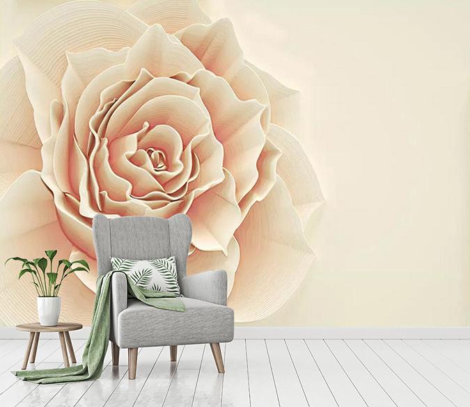 3D Pink Flower 242 Wallpaper AJ Wallpaper 