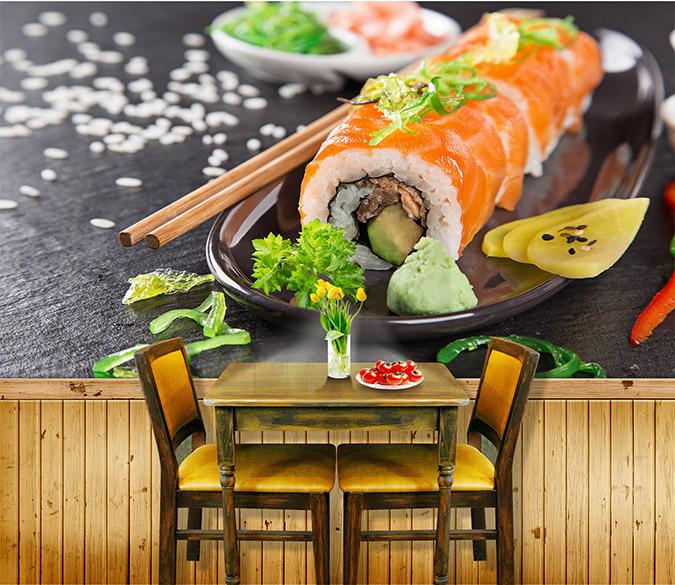 3D Sushi Broccoli 093 Wallpaper AJ Wallpaper 