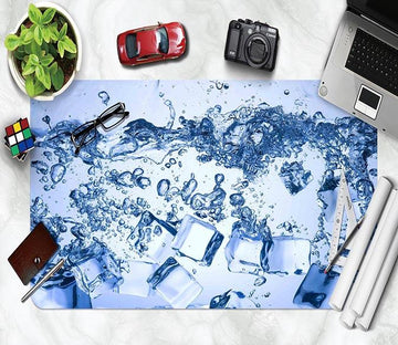 3D Water Ice 018 Desk Mat Mat AJ Creativity Home 
