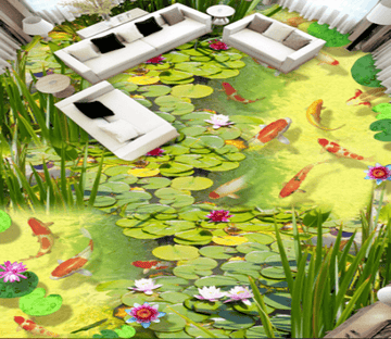 3D Small River 114 Floor Mural Wallpaper AJ Wallpaper 2 
