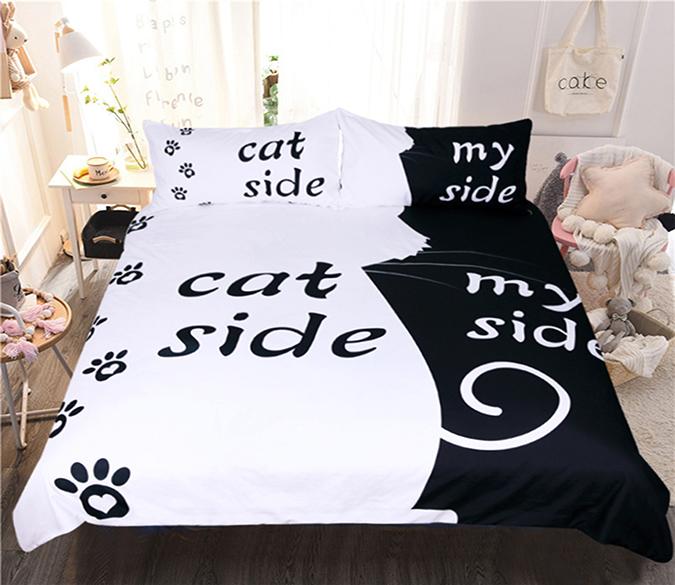 3D Background Cat 122 Bed Pillowcases Quilt Wallpaper AJ Wallpaper 