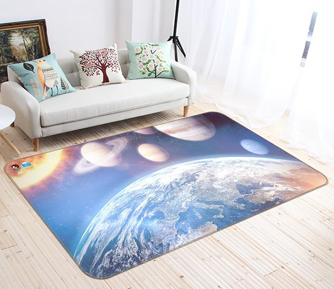 3D Earth Turn 219 Non Slip Rug Mat Mat AJ Creativity Home 