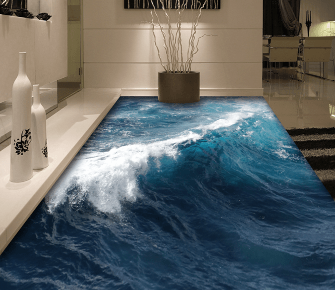 3D Spray 009 Floor Mural Wallpaper AJ Wallpaper 2 