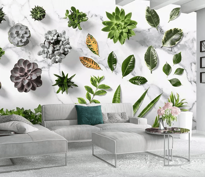 3D Succulents Plant 1545 Wallpaper AJ Wallpaper 2 