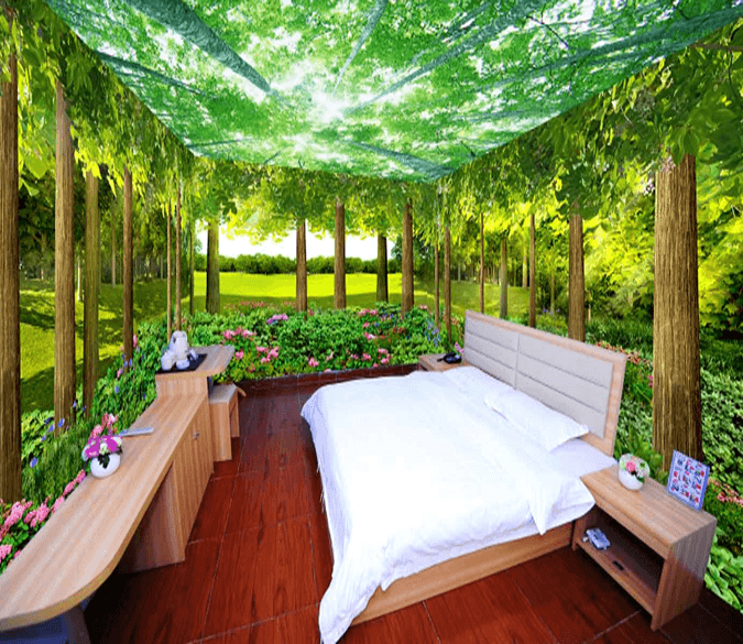 3D Forest Flowers And Plants 1637 Wallpaper AJ Wallpaper 2 
